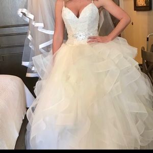White by Vera Wang Ball gown wedding dress